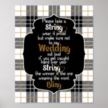 The Necklace Game Flannel and Frost Bridal Shower