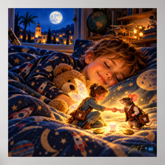 Póster The Night the Tooth Fairy Came – Magical Boys Room
