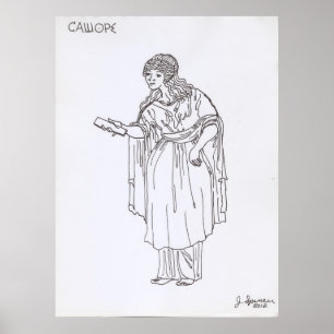 Póster The Nine Greek Muses: Calliope 1 of 9