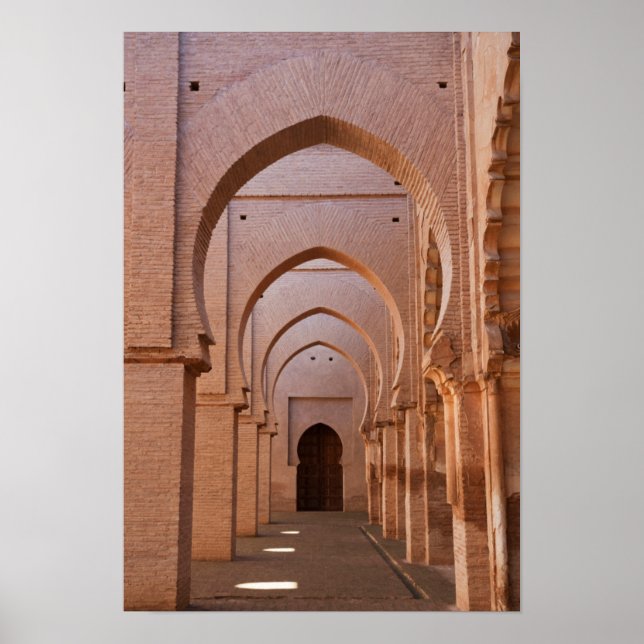 Póster The now ruined and partly restored Tin Mal Mosque (Frente)