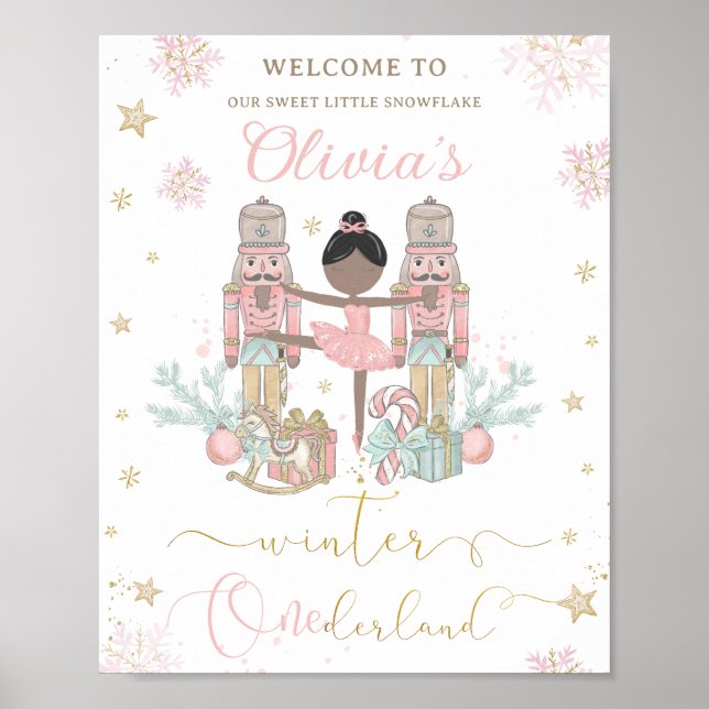 Póster The Nutcracker Winter Onederland 1st Birthday  (Frente)