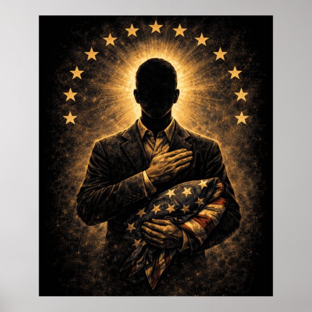 Póster “THE OATH” – Silent Patriotism (Frente)