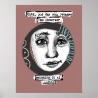 The Observer Poster Wall Art