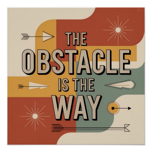 Póster The Obstacle Is The Way (Anverso)