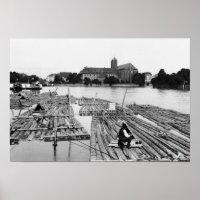 The Oder at Breslau Poland, c.1910