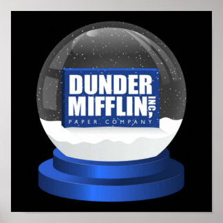 Póster The Office DunderMifflinzz Snow Globe