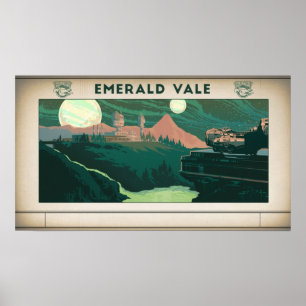 Póster The Outer Worlds Emerald Vale