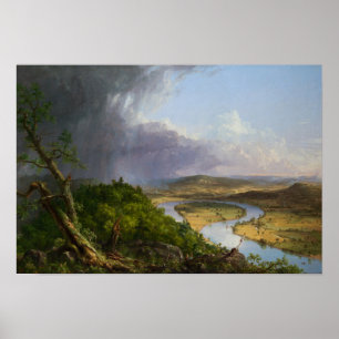 Póster The Oxbow by Thomas Cole 