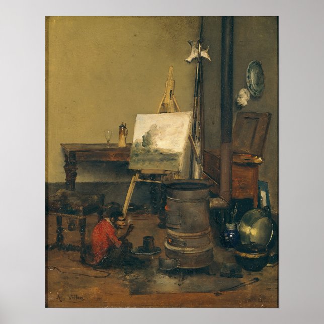 Póster The Painter's Monkey (Frente)