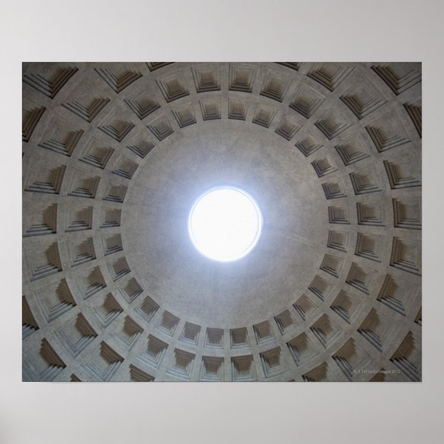 Póster The Pantheon is constructed according to the (Frente)