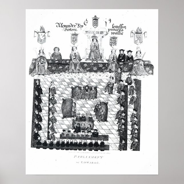 Póster The Parliament of Edward I (Frente)