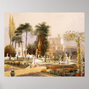 Póster The Parterre in the Gardens at Wilton, the seat of