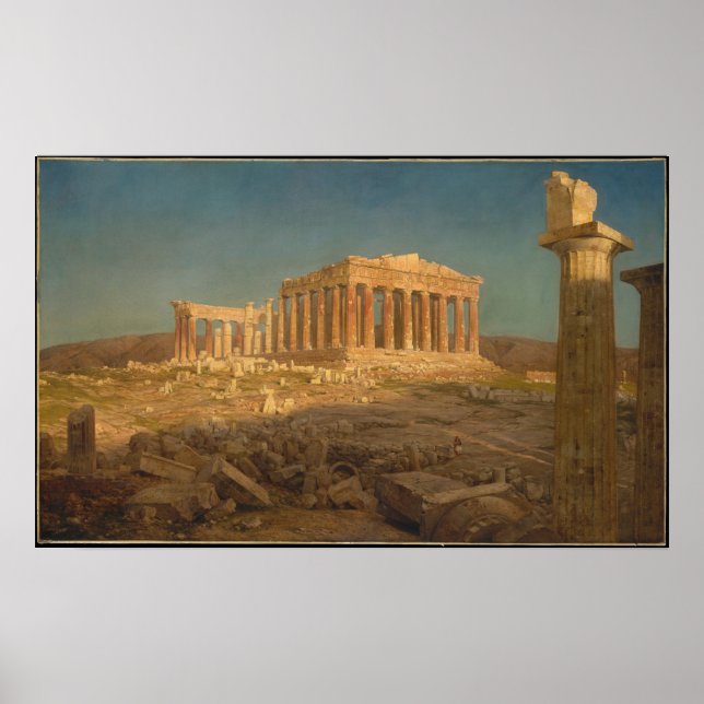 Póster The Parthenon - Frederic Edwin Church (1871) (Frente)