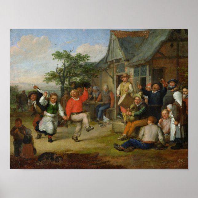 Póster The Peasants' Dance, 1678 (Frente)