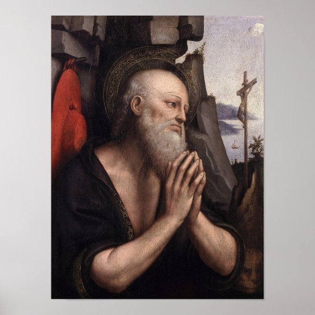 Póster The Penitent St. Jerome (Frente)