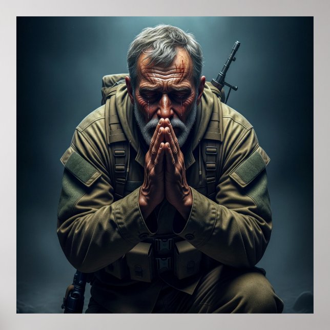 Póster The Penitent's Prayer: Tears of Divine Mercy (Frente)