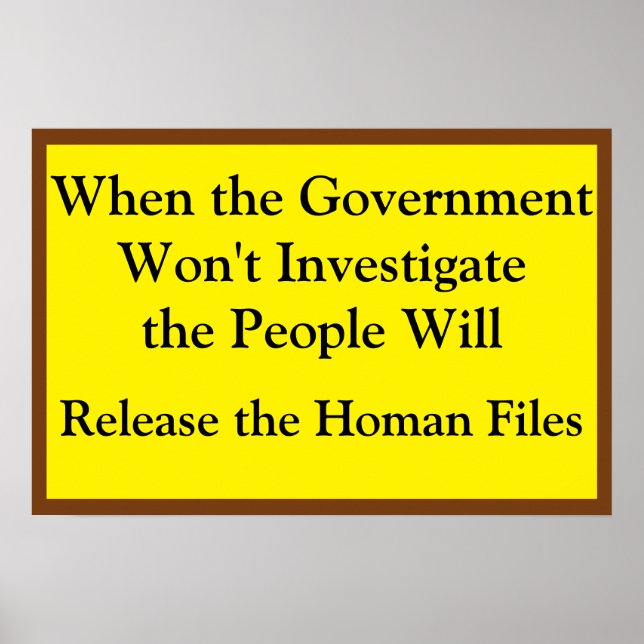 Póster The People Will Investigate (Frente)