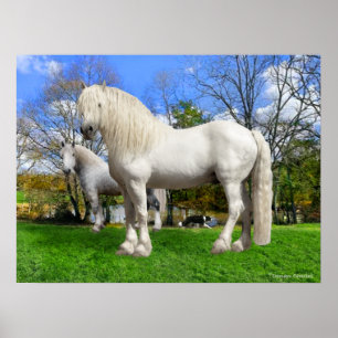Póster "The Percherons"