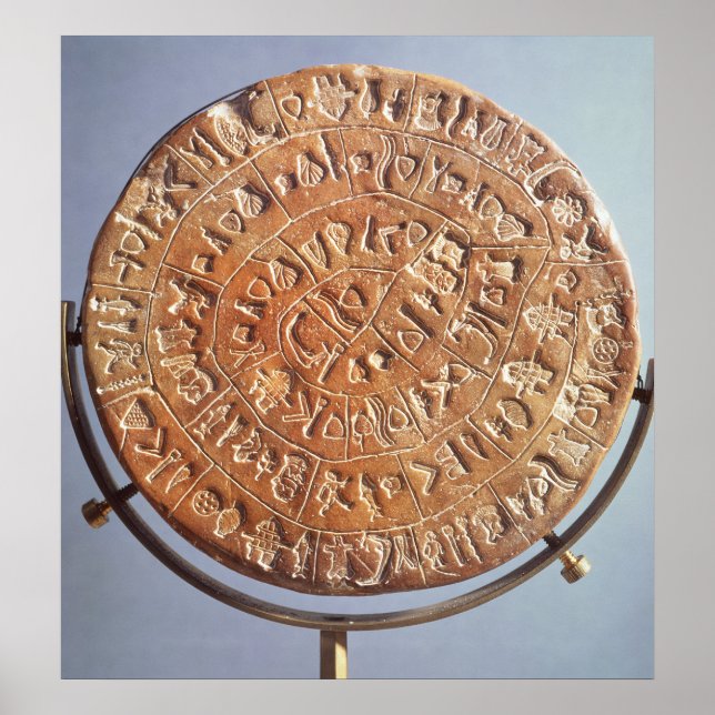 Póster The Phaistos Disc, with unknown significance (Frente)
