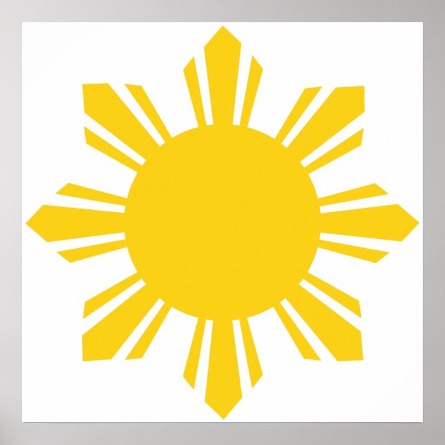 Póster the Philippines   cropped sun, Philippines (Frente)