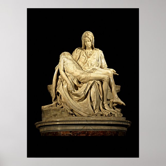 Póster The Pieta by Michelangelo (Frente)