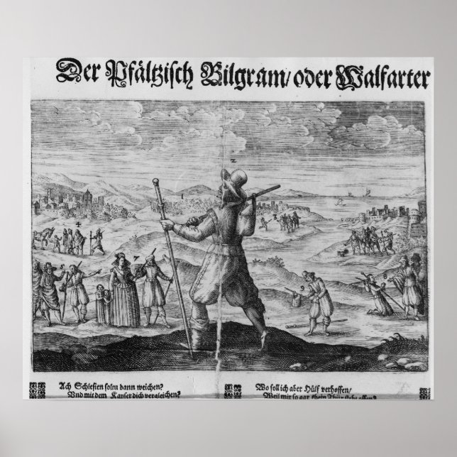 Póster The Pilgrim of Palatinate', Frederick V (Frente)
