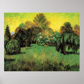 Póster The Poet's Garden by Vincent van Gogh