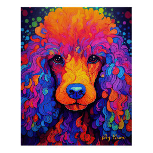 Póster The Poodle Dog 001 - Zetton Ziana