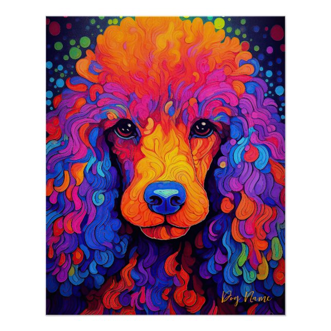 Póster The Poodle Dog 001 - Zetton Ziana (Anverso)