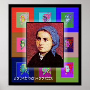 Póster The Pop Art Saint Bernadette