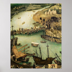 Póster The Port of Seville, c.1590