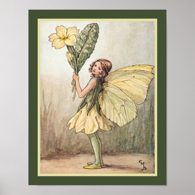 Póster "The Primrose Fairy", aproximadamente 1918- Cicely (Frente)
