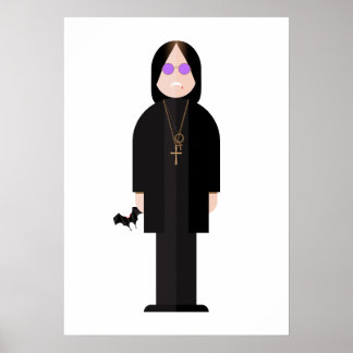 Póster The Prince of Darkness – Rock Legend Poster