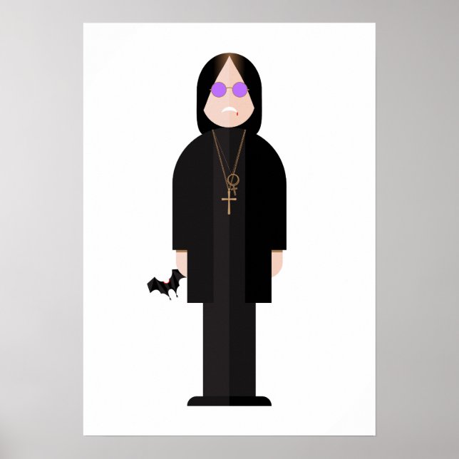 Póster The Prince of Darkness – Rock Legend Poster (Frente)