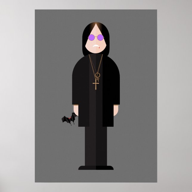 Póster The Prince of Darkness – Rock Legend Poster (2) (Frente)