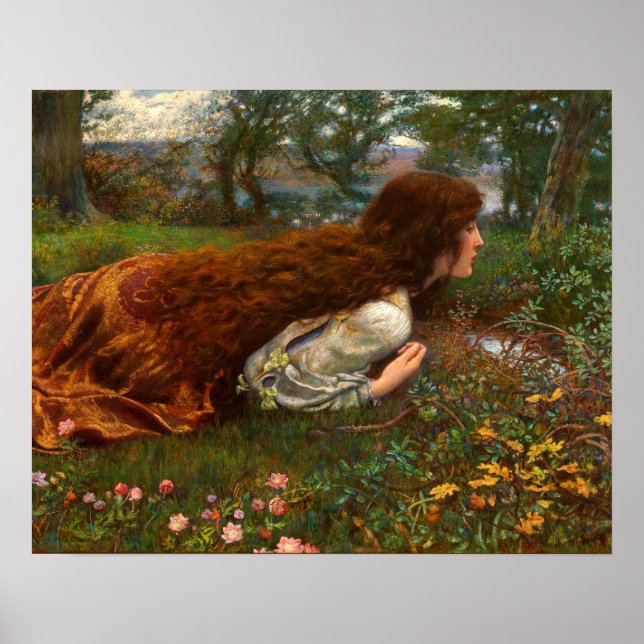 Póster The Princess Out of School by Edward Robert Hughes (Frente)