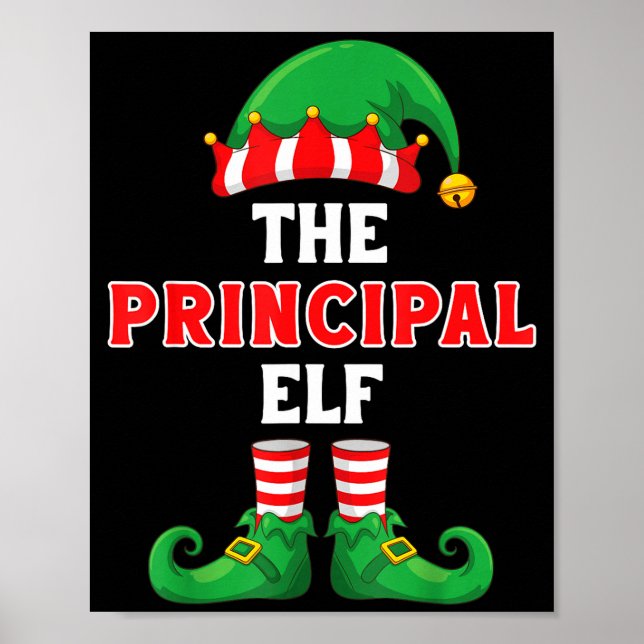 Póster The Principal Elf Christmas For Principal School P (Frente)
