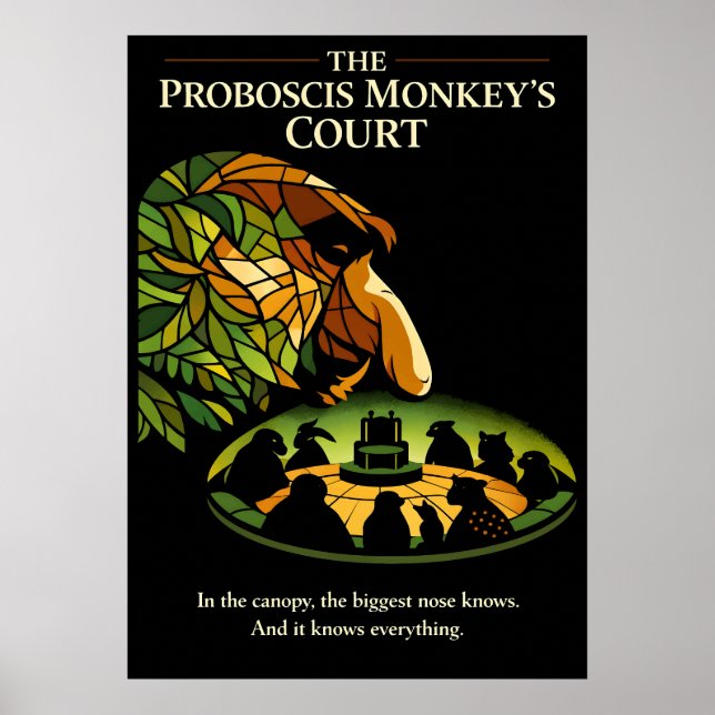 Póster The Proboscis Monkey’s Court Art (Frente)
