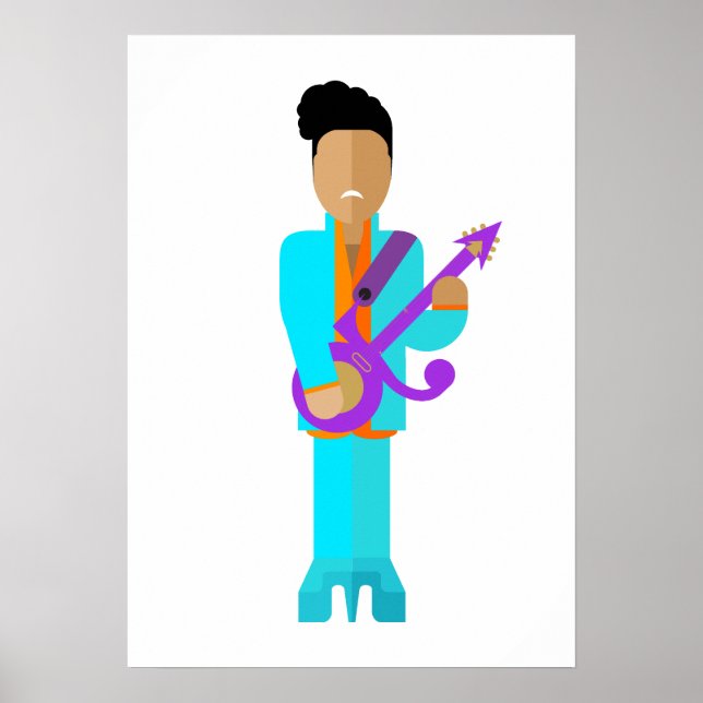 Póster The Purple Pixie – Funk Legend Art Print (Frente)