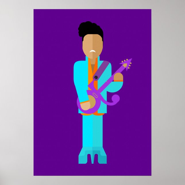 Póster The Purple Pixie – Funk Legend Art Print (2) (Frente)