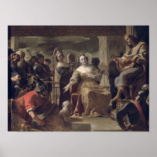 Póster The Queen of Sheba before Solomon (Frente)