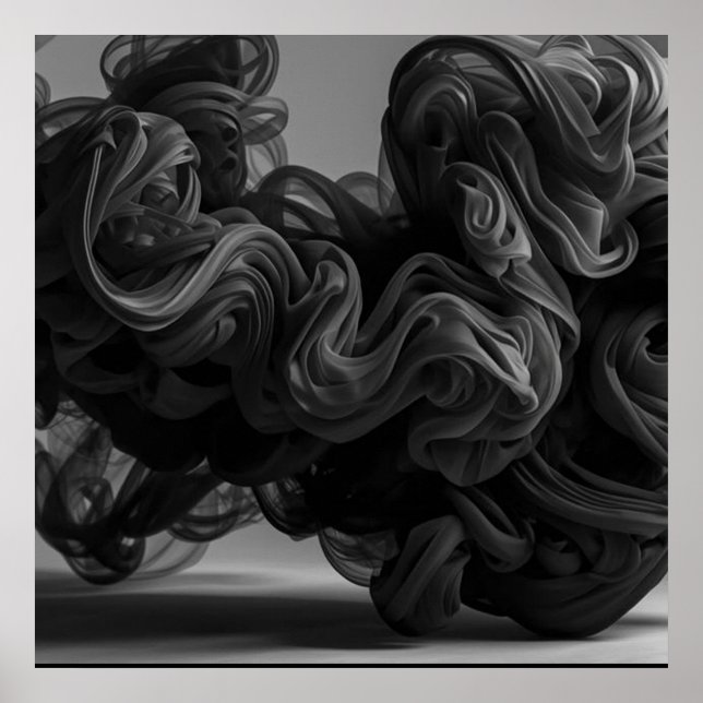 Póster The Quintessential Cloud of Black Smoke on a Wall (Frente)