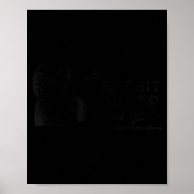 Póster The Rabbit In Red Lounge Halloween  (Frente)