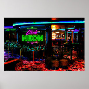 Póster The Rad Mall "Club NEON" Poster