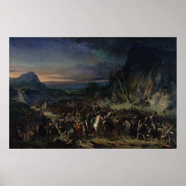 Póster The Ravine, Campaña de 1809, 1843 (Frente)