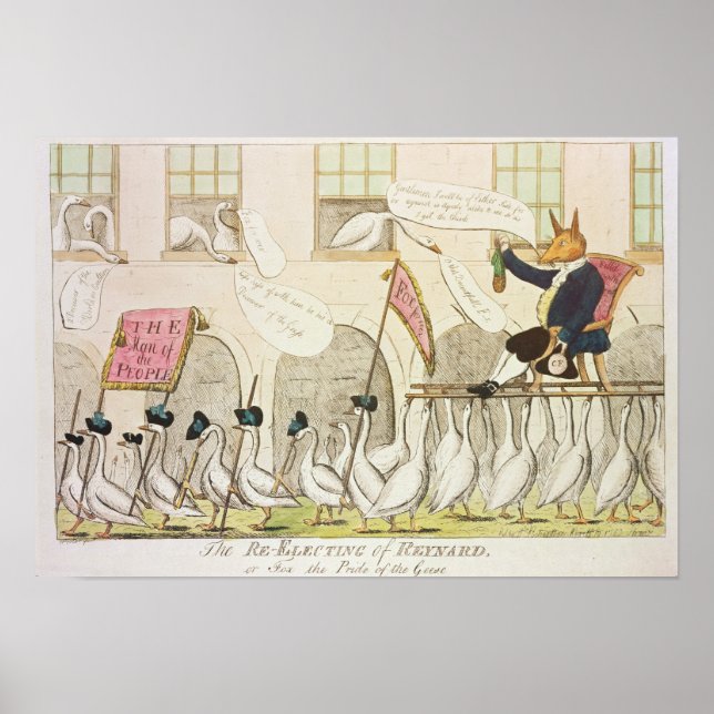 Póster The Re-Electing of Reynard or Fox (Frente)