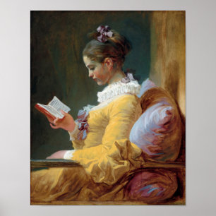 Póster The Reader, Fragonard