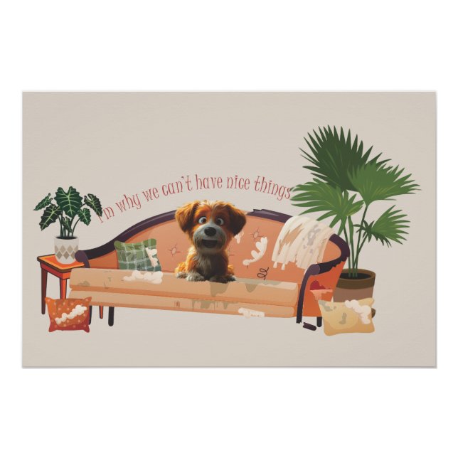 Póster The reason we can't have nice things (Anverso)