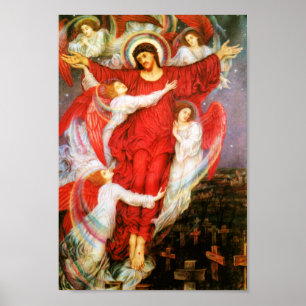 Póster The Red Cross (Crucifixion of Jesus Christ)