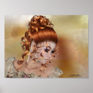Póster The Redhead - Beautiful Fantasy Themed Poster